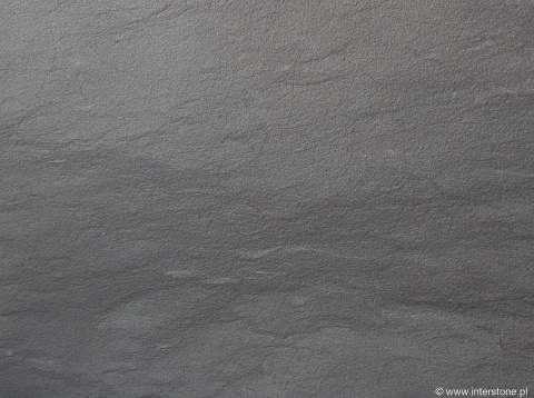Black Vermont 20 mm Brushed – ciemny granit o grafitowej, matowej i delikatnie strukturalnej powierzchni.