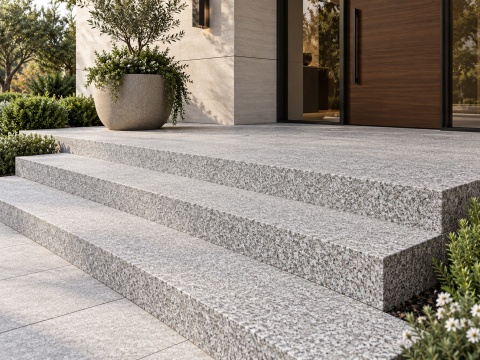 Granit - Gris Messi, Fiammato