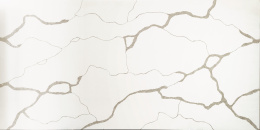 Konglomerat kwarcytowy SiQuartz Calacatta BOOKMATCH 3 cm, rozmiar 321x162 cm, wykończenie polerowane