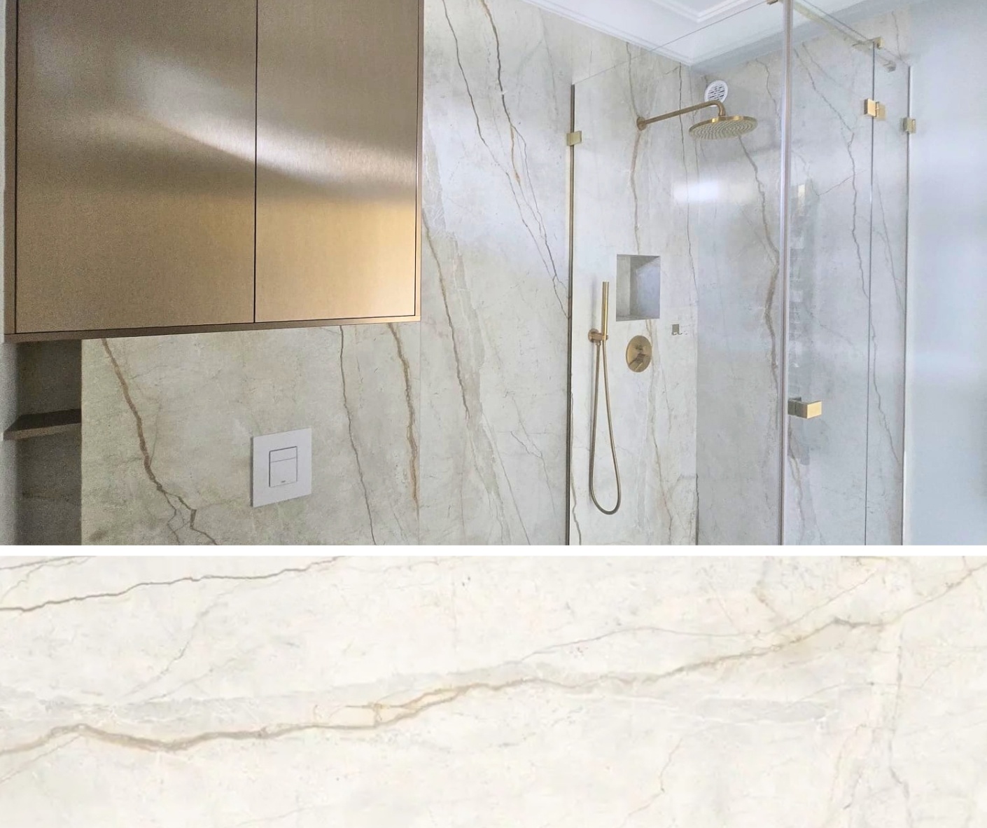 Marazzi Silver Root White - gotowa łazienka we Wrocławiu. Część 2 realizacji