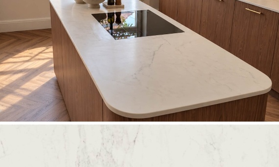 Marazzi Altissimo 20 mm Satin – jasna realizacja kuchni w Kostrzynie