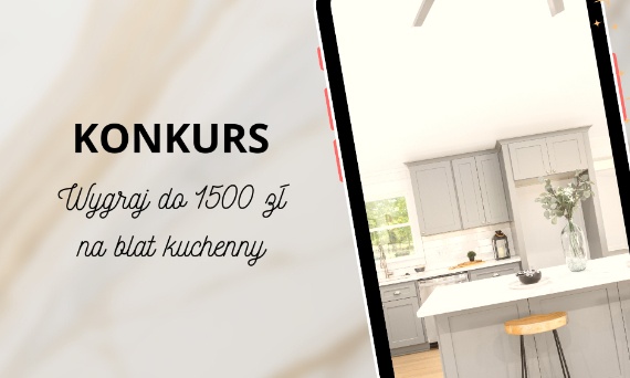 Konkurs FALCO – wygraj do 1500 zł na blat kuchenny ze spieku kwarcowego