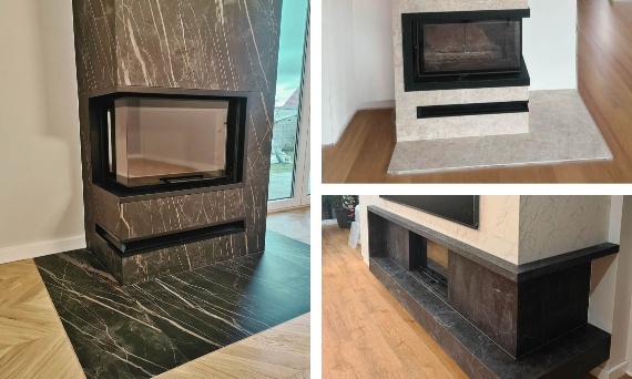 Kominki ze spieków kwarcowych – nowoczesne rozwiązanie do współczesnych wnętrz