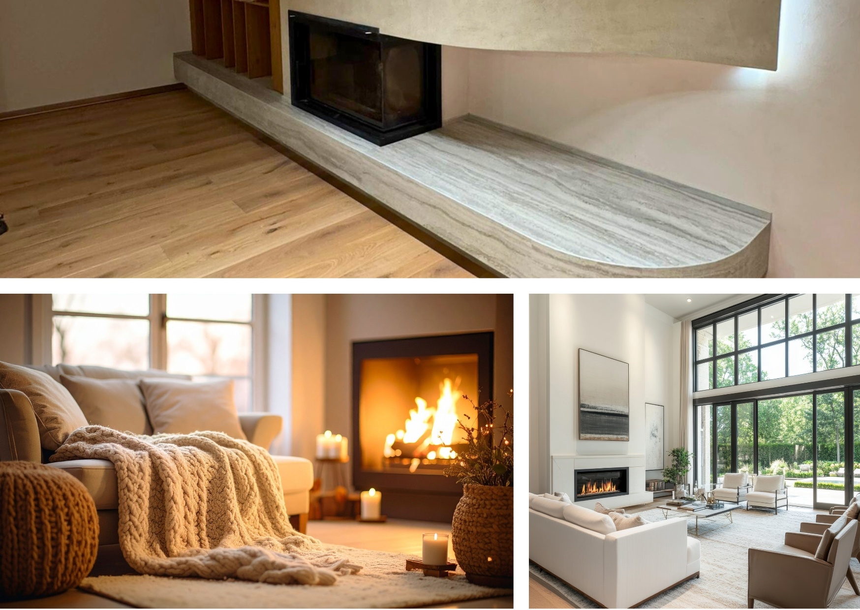 kominki wykonane ze spiek&oacute;w